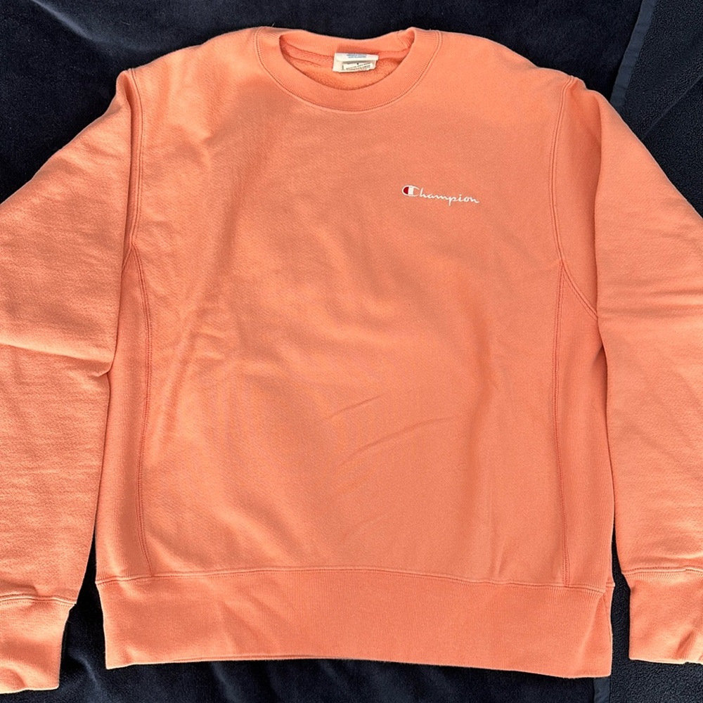 Medium Coral Champion Crewneck Sweater